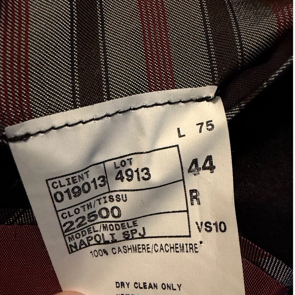 Mens Two Button Saks Fifth Avenue Cashmere Blazer   -44R